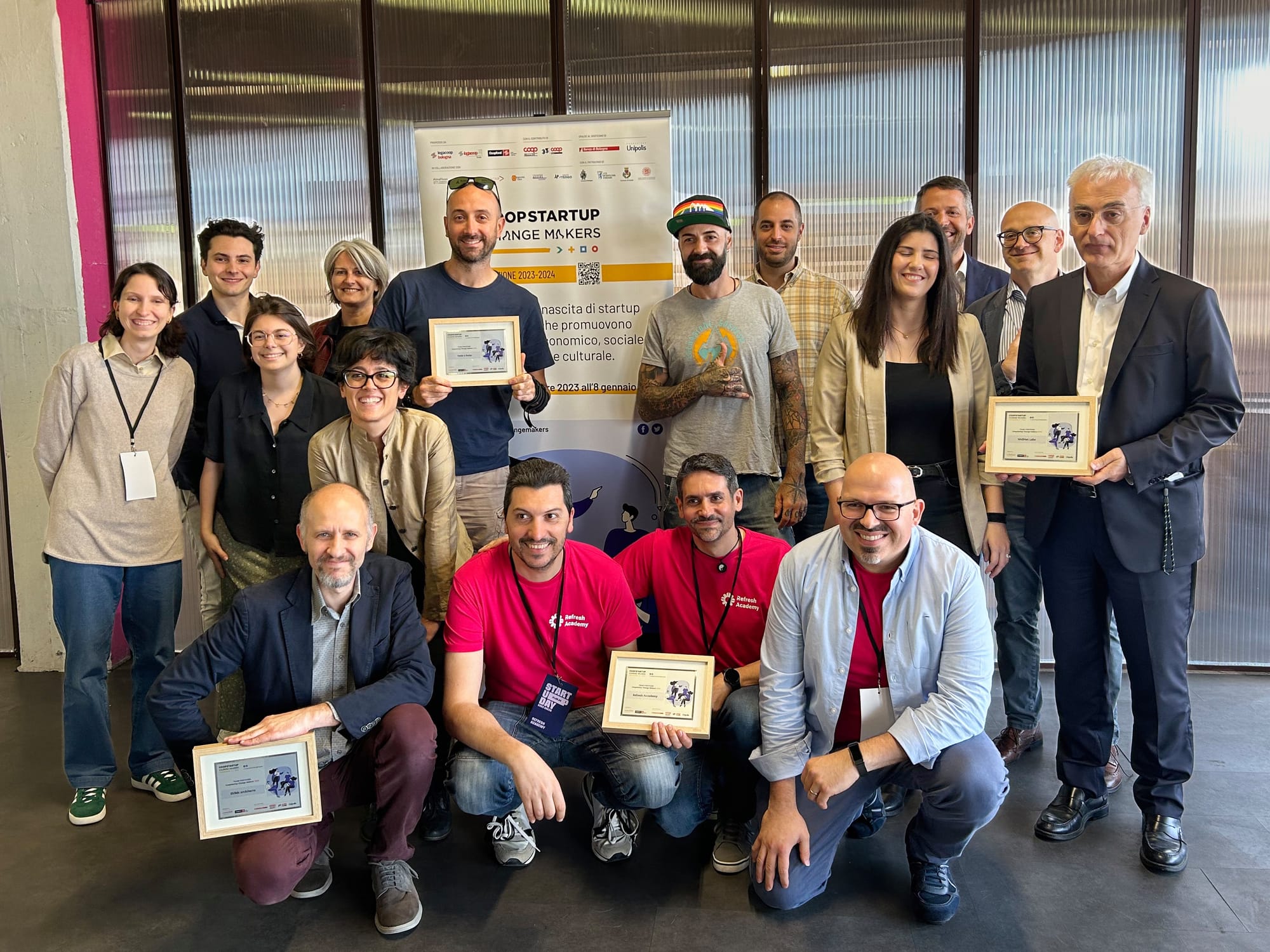 Premiazione di Coopstartup Change Makers 2024
