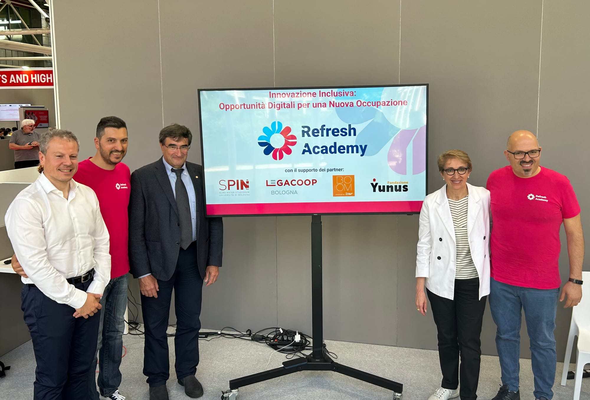 Conferenza stampa di presentazione di Refresh Academy a R2B